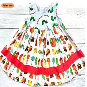 Very Hungry Caterpillar HANDMADE Dress Size 2T NEW!!!!